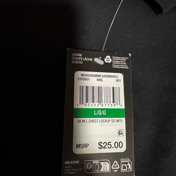 Under Armour Men's Dark Navy T-Shirt - Picture 2 of 2